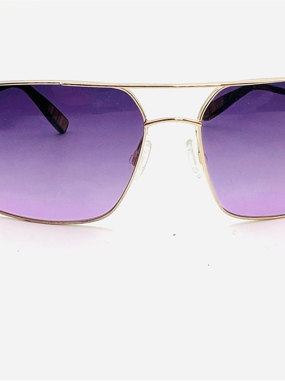 Paul Smith Gold Frame Sunglasses with Purple Gradient Lenses